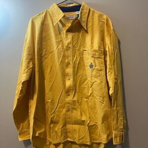 Yellow‎ Button-Up Shirt